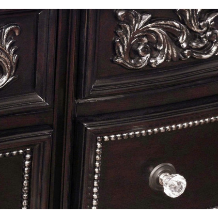 B1660-1 Bankston : Tủ 12 Ngăn Kéo + Hoa Văn Giả Cổ - 1m77